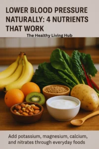 Lower Blood Pressure Naturally with Nutrient-Rich Foods